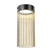 5047/10LC L-VISION ODL24 303 черный/светл.янтарный/металл/стекло Потолочный светильник LED 10W 4000К 1237Лм PILLARI, доставка по Казахстану 