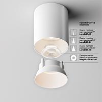 Дополнительная картинка Потолочный светильник Technical C064CL-12W3K-RD-WB