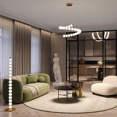 Напольный светильник (торшер) Maytoni MOD555FL-L23G3K купить в Алматы svet.kz