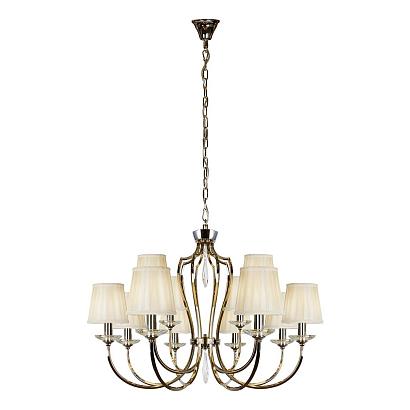 подвесная люстра ilamp charm p2508-8+4 nic, доставка по Казахстану 