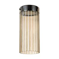5047/10LC L-VISION ODL24 303 черный/светл.янтарный/металл/стекло Потолочный светильник LED 10W 4000К 1237Лм PILLARI, доставка по Казахстану 