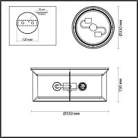 Уличный светильник Odeon Light Nature Mavret 4961/2C
