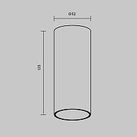 Дополнительная картинка Потолочный светильник Technical C056CL-L12W4K-W-W