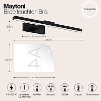Дополнительная картинка Подсветка Maytoni MIR008WL-L12B4K