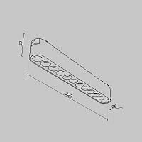 Дополнительная картинка Трековый светильник Technical TR082-1-12W3K-M-B