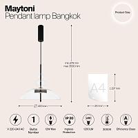 Дополнительная картинка Подвесной светильник Maytoni MOD185PL-L6B3K3