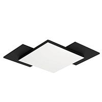 люстры 99655 потолочный светильник tamuria, led 12w, 1100lm, l285, b285, h60, сталь, дерево, черный, коричн, доставка по Казахстану 