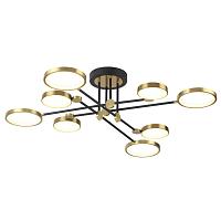 Дополнительная картинка Потолочная светодиодная люстра Odeon Light Midcent Denzel 4320/75CL