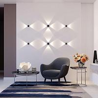Дополнительная картинка Уличный настенный светодиодный светильник Odeon Light Hightech Miko 4222/4WL
