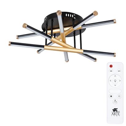люстры потолочный светильник arte lamp fernando a2199pl-5bk, доставка по Казахстану 