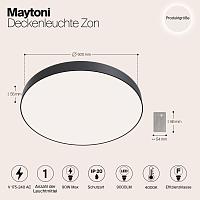 Дополнительная картинка Потолочный светодиодный светильник Maytoni Zon C032CL-L96B4K