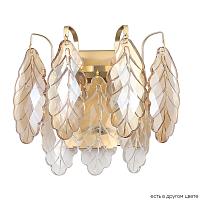 Настенный светильник Crystal Lux TREVI AP2 BRASS Crystal Lux 3220/402
