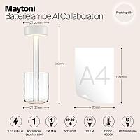 Дополнительная картинка Аккумуляторный светильник Maytoni MOD229TL-L3W3K1