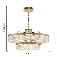 Дополнительная картинка Подвесная люстра Visconte 4304-10P