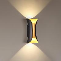 Дополнительная картинка Уличный настенный светодиодный светильник Odeon Light Hightech Krista 3886/6BG