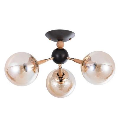 люстры потолочный светильник arte lamp boston a4485pl-3bk, доставка по Казахстану 