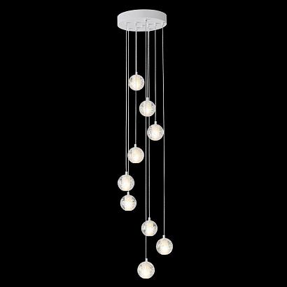 светильник подвесной crystal lux gaspar sp9 d300 white crystal lux 1870/309, доставка по Казахстану 