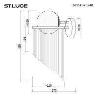 Дополнительная картинка SL1511.201.01 Настенный светильник ST-Luce 
