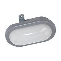 Настенно-потол. Светильник Pescolla LED 5.5W 560lm 4000K IP65 ОВАЛ пластик, серый. Предназначен для