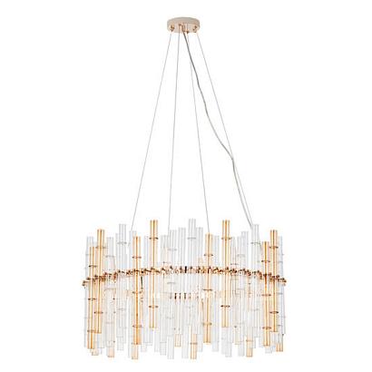 подвесная люстра arte lamp crystalla a4111lm-16go, доставка по Казахстану 