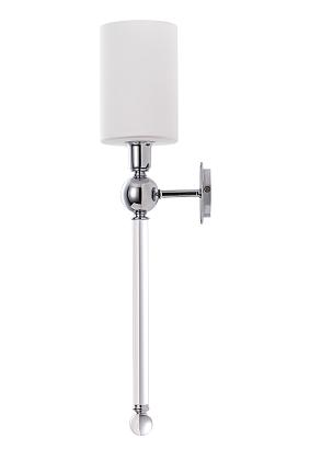 Бра Crystal Lux MIRABELLA AP1 CHROME/WHITE Crystal Lux 0421/401