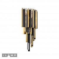 Дополнительная картинка Настенный светильник iLamp Tribeca 097B-3 Matt Bronze&Black