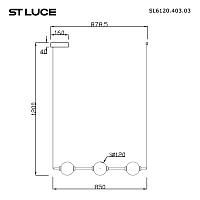 Дополнительная картинка SL6120.403.03 Светильник подвесной ST-Luce PEEK