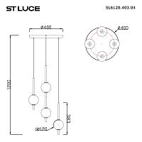 Дополнительная картинка SL6120.403.04 Светильник подвесной ST-Luce PEEK