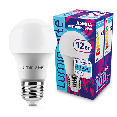 Светодиодная лампа Wolta LSTD-A60-12W6KE27 купить в Алматы svet.kz