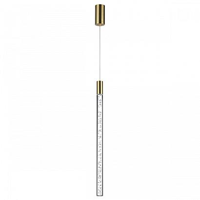4369/5l hightech odl23 107 полированное золото/акрил с пузырьками подвесной св-к ip20 led 5w 200лм 3000k sparky, доставка по Казахстану 