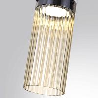 5047/10LC L-VISION ODL24 303 черный/светл.янтарный/металл/стекло Потолочный светильник LED 10W 4000К 1237Лм PILLARI, доставка по Казахстану 