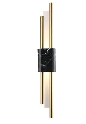 Бра Crystal Lux CARTA AP6W LED BLACK/BRASS Crystal Lux 0342/401