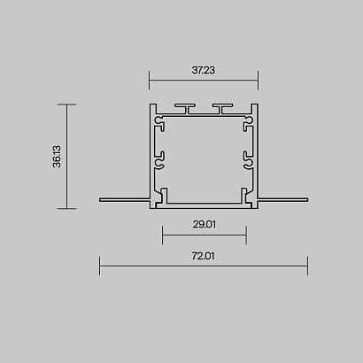 Профиль Led Strip 636011 купить в Алматы svet.kz