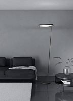 390167 Торшер диммируемый CAREDARA, LED, 23W, алюминий, сталь-черный. Предназначен  использование светодиод. ламп. цок. LED. Источник освещ. в компл.  купить в Алматы svet.kz
