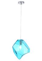 светильник подвесной crystal lux nuestro sp1 chrome/blue crystal lux 3420/201, доставка по Казахстану 
