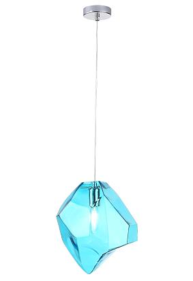 светильник подвесной crystal lux nuestro sp1 chrome/blue crystal lux 3420/201, доставка по Казахстану 