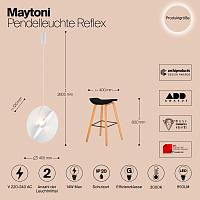 Дополнительная картинка Подвесной светильник Maytoni MOD154PL-L6W3K