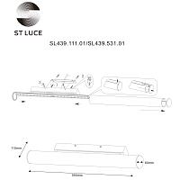 Дополнительная картинка Настенный светодиодный светильник ST Luce Bacheta SL439.531.01