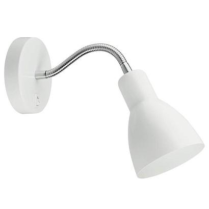 С 1 плафоном на стену Спот Arte Lamp Dorm A1408AP-1WH, доставка по Казахстану 