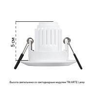 Точечный встраиваемый светильник Arte Lamp MIRA MINI A2761PL-1WH, доставка по Казахстану 