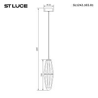 sl1242.103.01 светильник подвесной st-luce ciara, доставка по Казахстану 