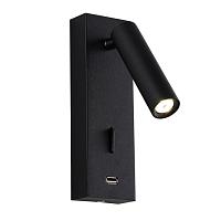 Дополнительная картинка Бра Crystal Lux CLT 210W USB BL Crystal Lux 1400/469