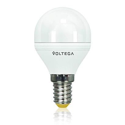 Лампа светодиодная диммируемая Voltega E14 6W 2800К матовая VG2-G2E14warm6W-D 5493 купить в Алматы svet.kz