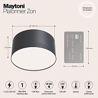 Дополнительная картинка Потолочный светодиодный светильник Maytoni Zon C032CL-L12B4K