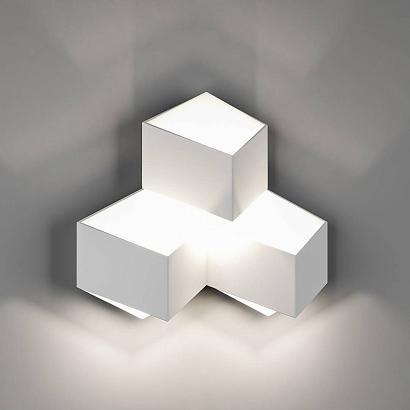 Бра декор. PALMIRA, бел, 9Вт, 3000K, IP20, GW-1101-3-9-WH-WW