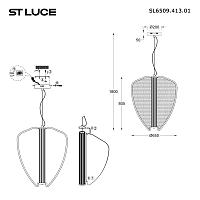 Дополнительная картинка SL6509.413.01 Светильник подвесной ST-Luce 