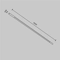 Дополнительная картинка Светильник Technical C100CL-L1000-24W3-6K-B