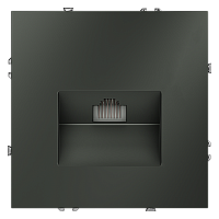 Розетка компьютерная встраиваемая VOLTUM S70 RJ45 кат.6, (титан) VLS060106 