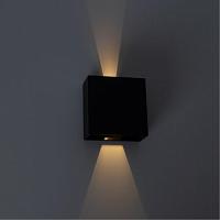 Дополнительная картинка Уличный настенный светодиодный светильник Arte Lamp Algol A1445AL-1BK