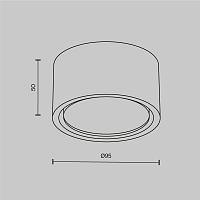 Дополнительная картинка Потолочный светильник Technical C001CL-GX53-W